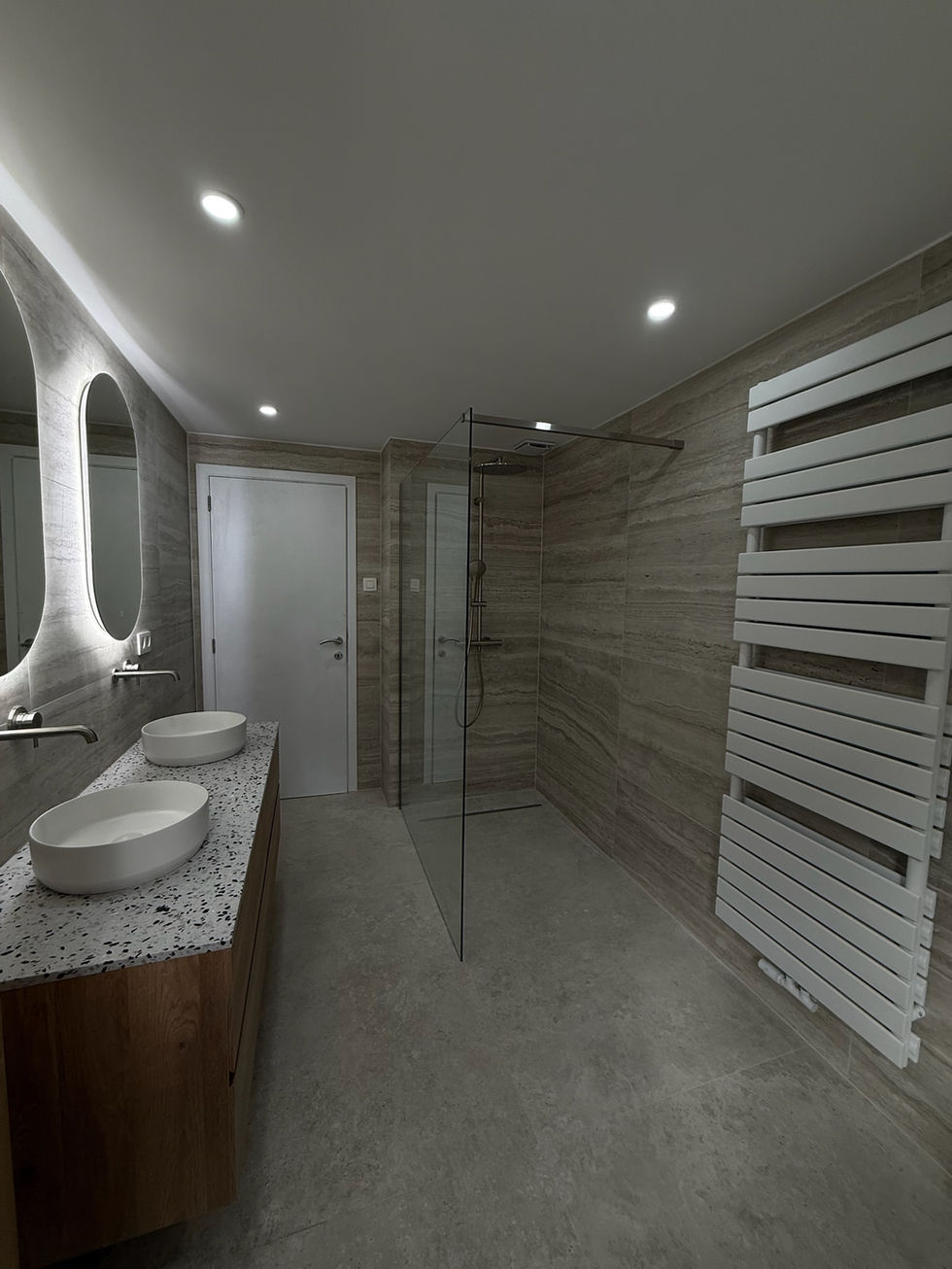 Douche à l'italienne