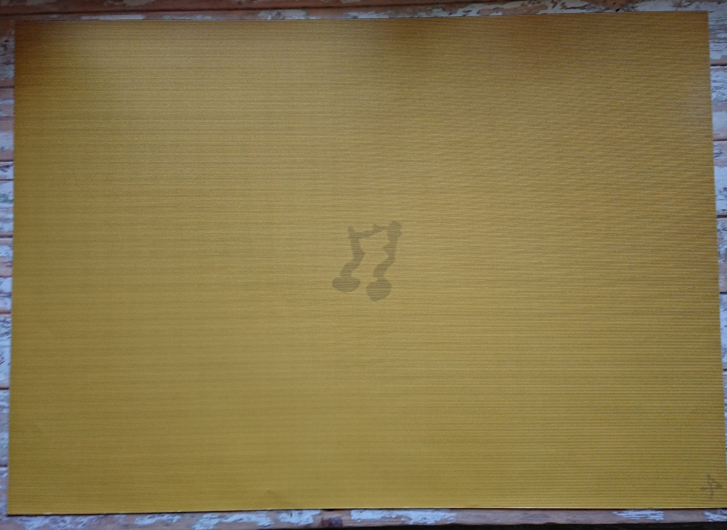 Musiknote 1mm schwarzgelb