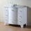 Thumbnail: 40" Grand Cheswick White Single Sink Vanity with Carrara Marble Top