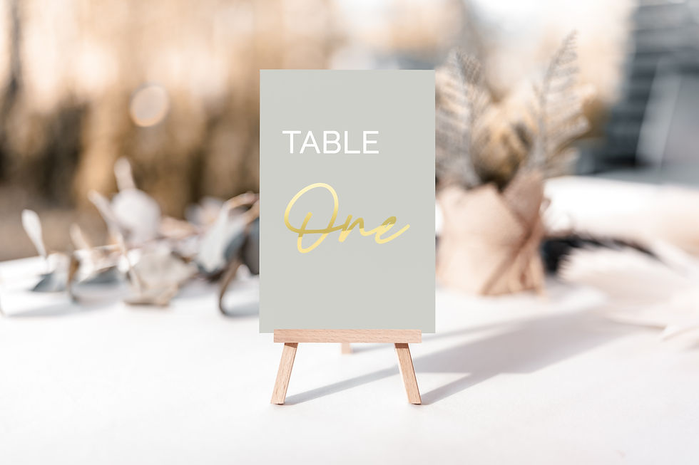 Thumbnail: Wedding table numbers