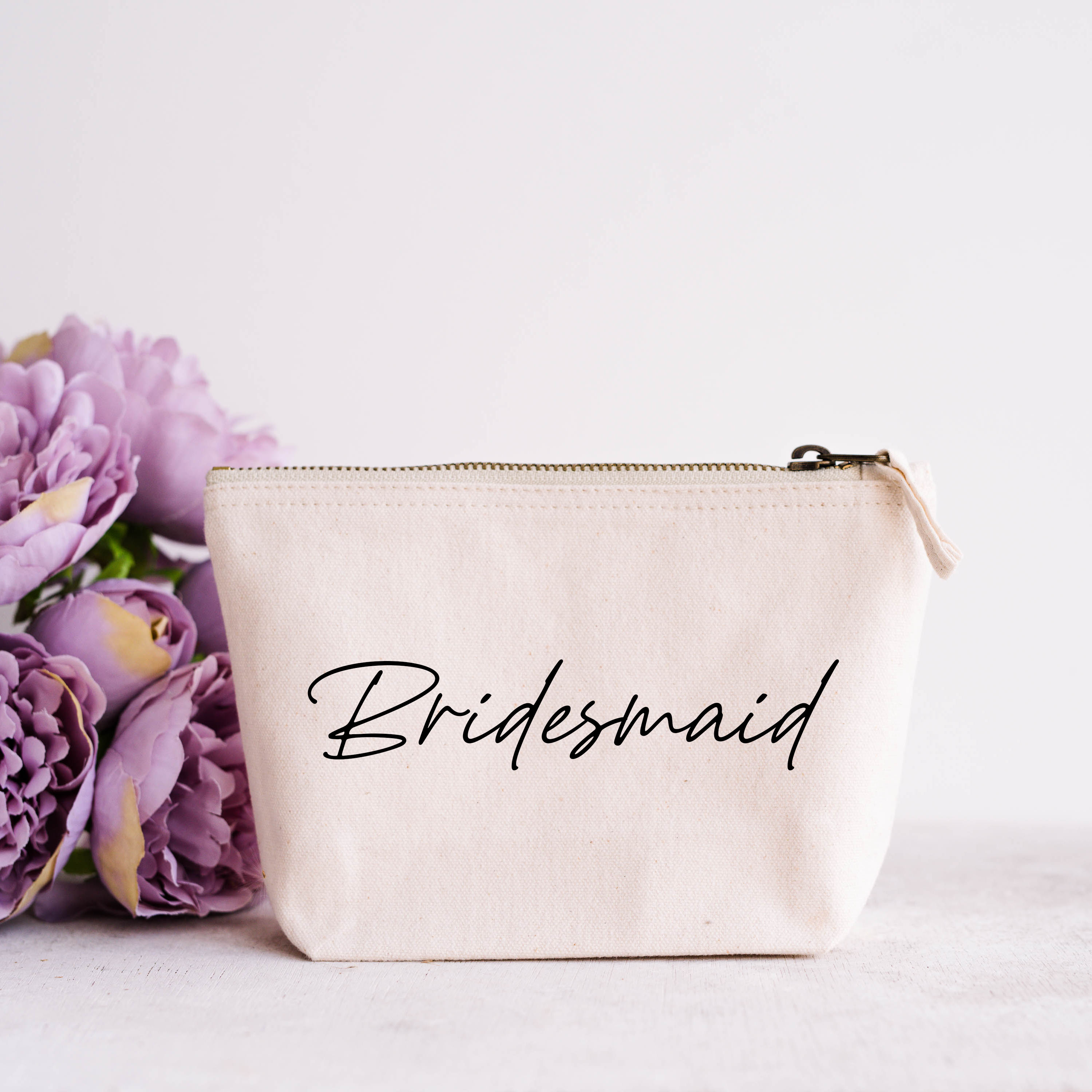 Bridesmaid makeup bag