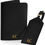Thumbnail: Personalised monogram leather look passport & luggage tag set