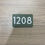 Thumbnail: Mini house number horizontal