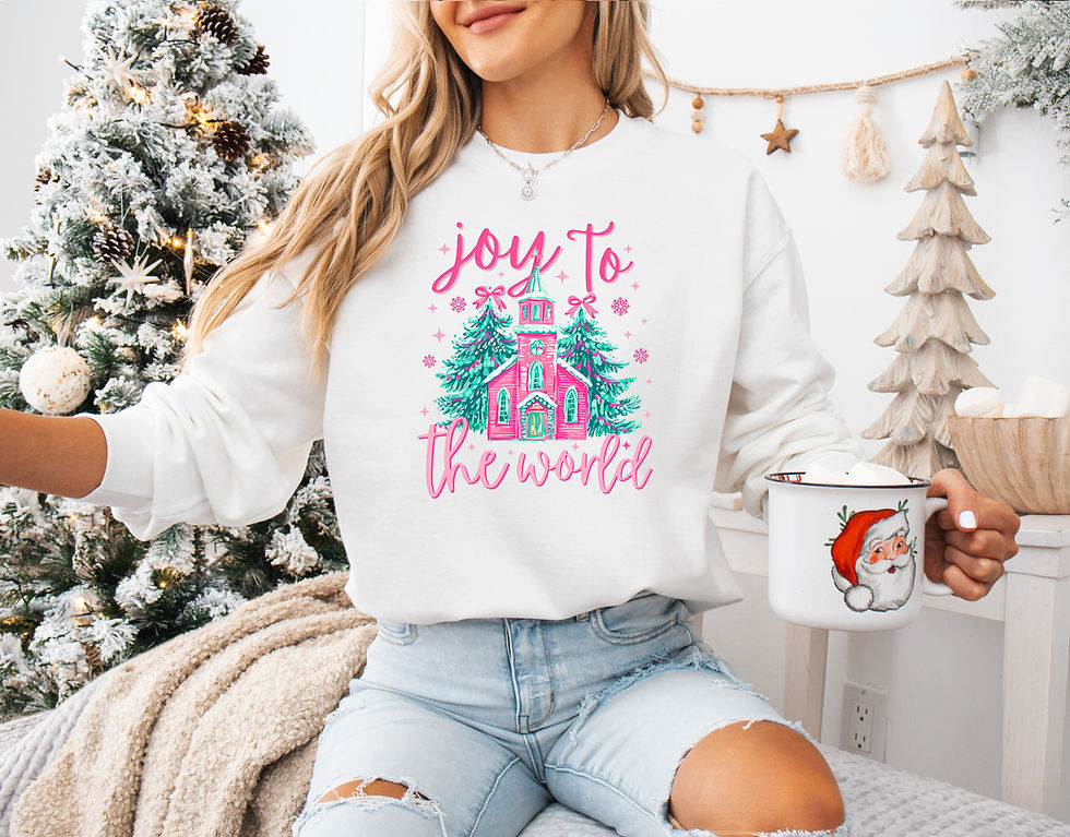 Thumbnail: Joy To The World Colourful Christmas Jumper For Women