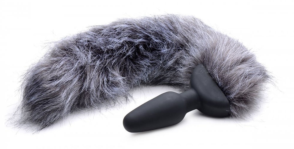 Thumbnail: Remote Control Vibrating Fox Tail Anal Plug