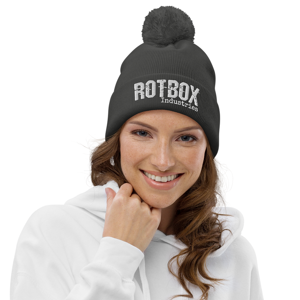Thumbnail: Rotbox PomPom Bobble Hat
