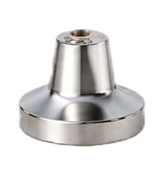 Polished chrome lightning arrester base component