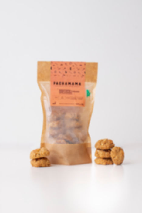 Mini galletas veganas de macadamia y semillas de cáñamo