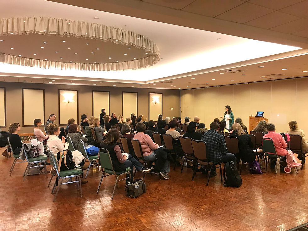 Dianne James Workshop at the Natural Living Expo in Marlbourough, MA