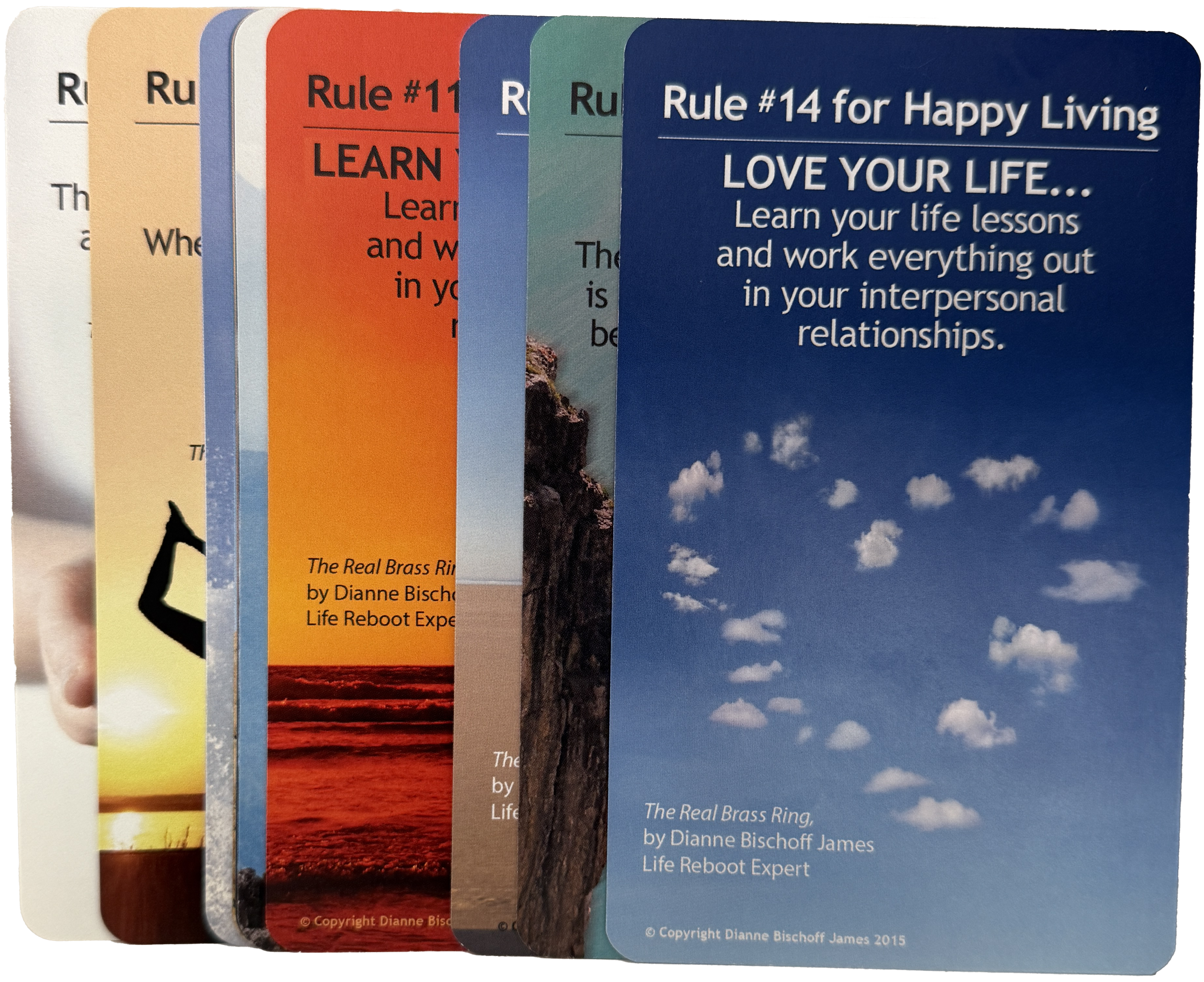 Dianne James, Rules for Happy Living Cards