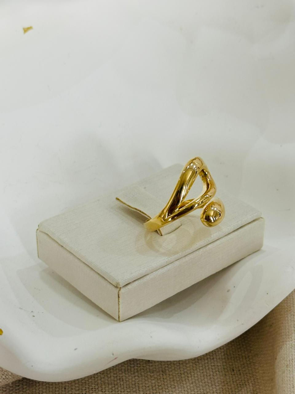 Miniatura: Anel dourado Íris