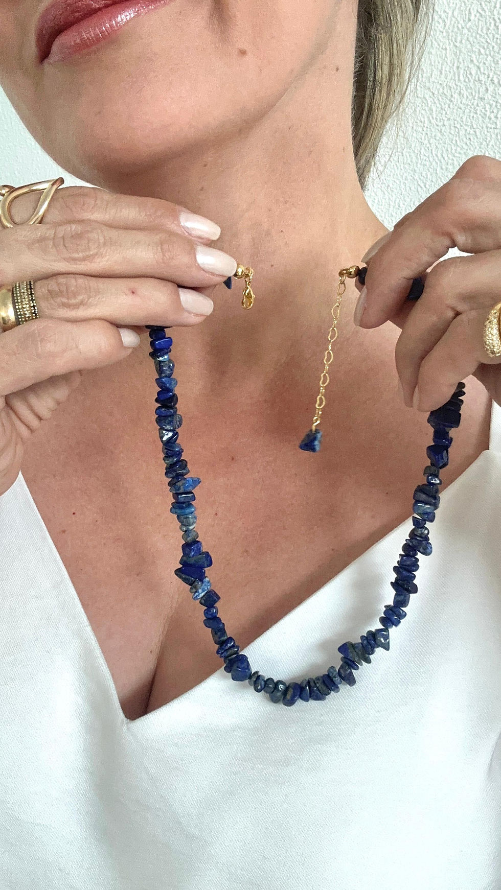 Miniatura: Colar em Lápis Lazulli