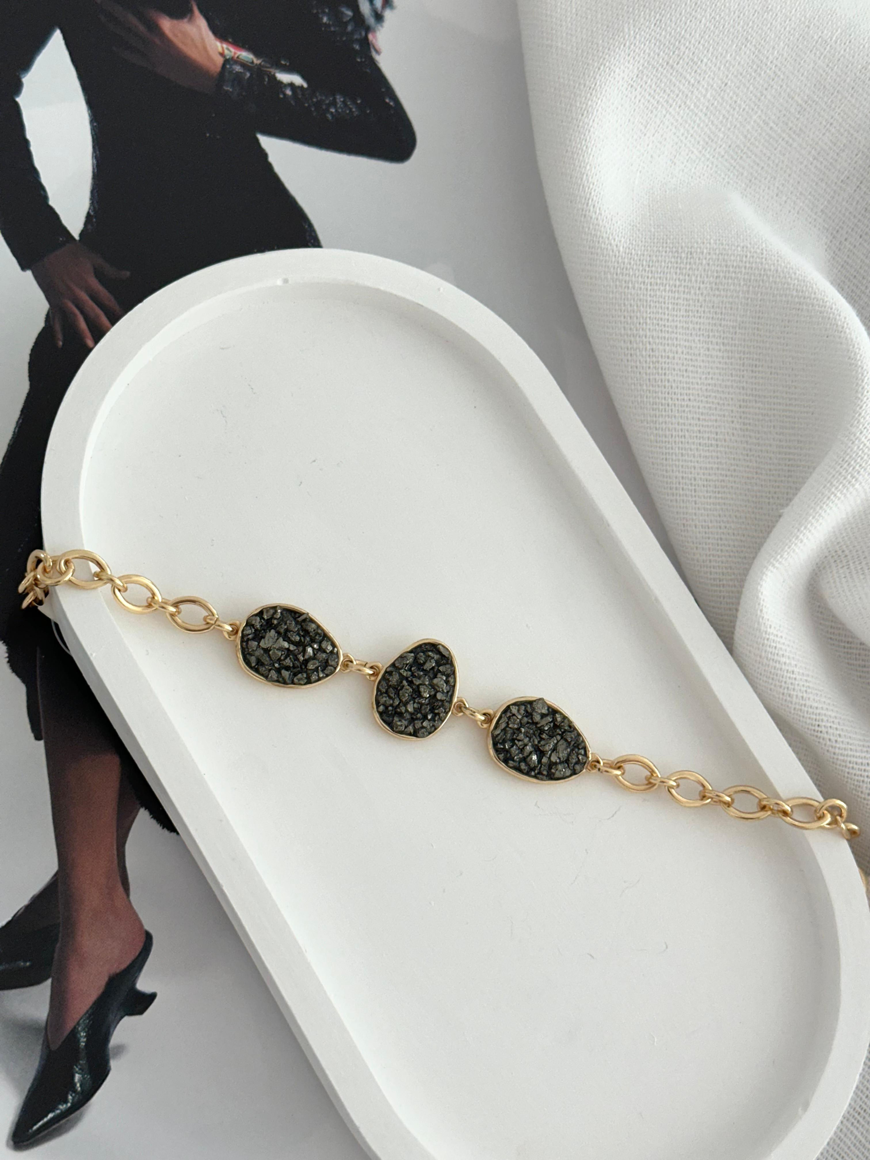 Pulseira em pirita