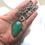 Thumbnail: Green chrysoprase pendant with 17.75 inch handcrafted sterling chain