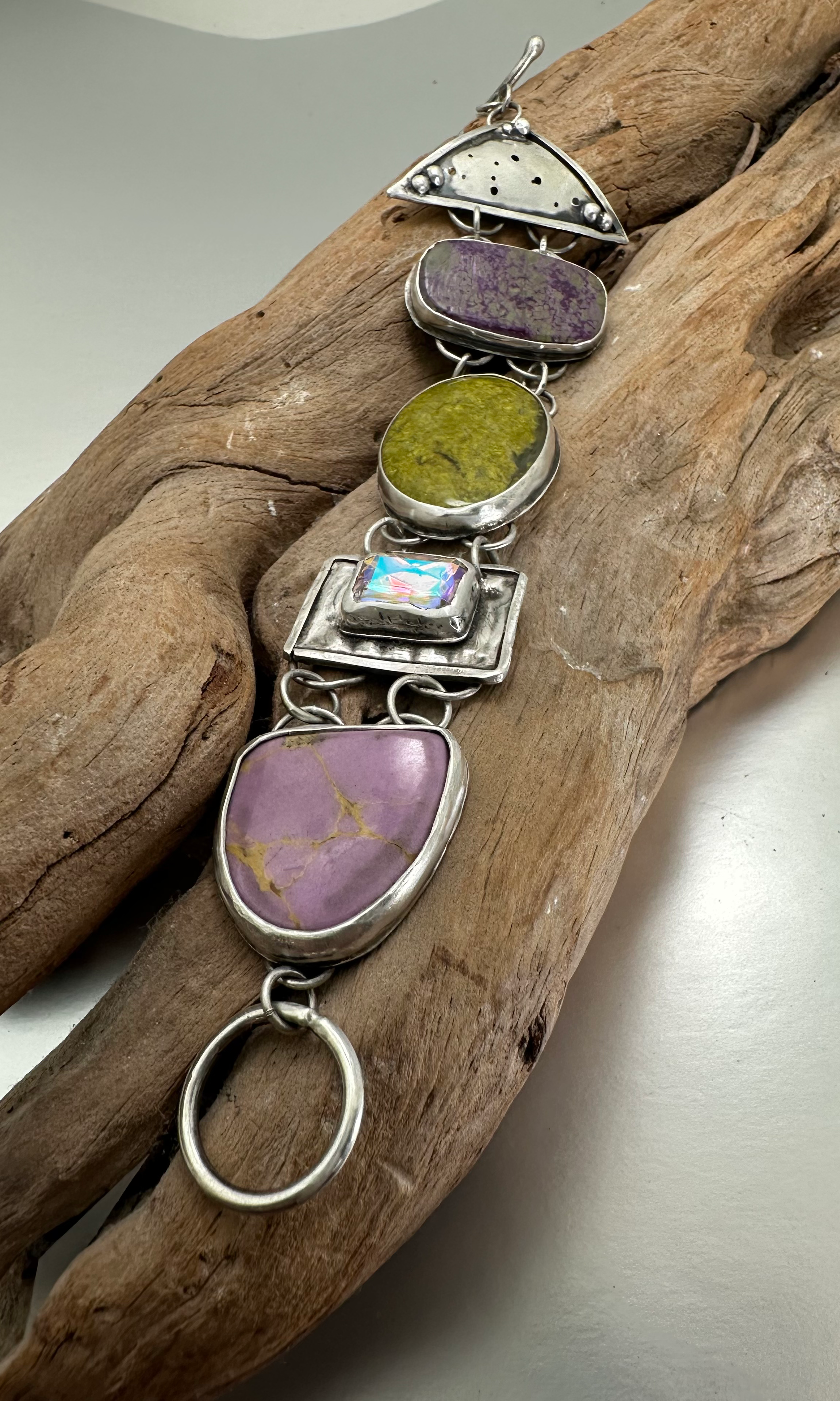 Garden Party Multi-stone Sterling Bracelet