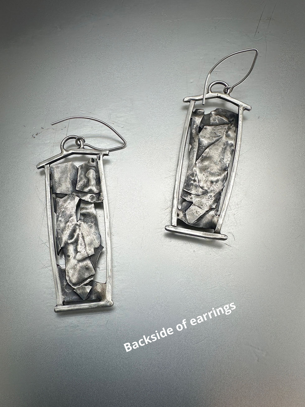 Thumbnail: Sterling Silver Temple Earrings