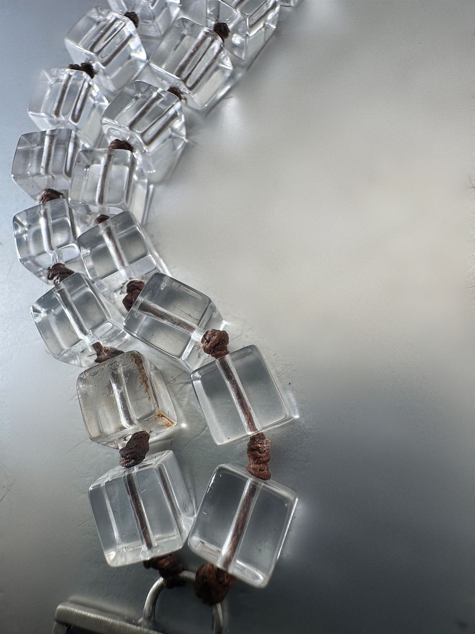 Thumbnail: Clear Quartz Peace Necklace