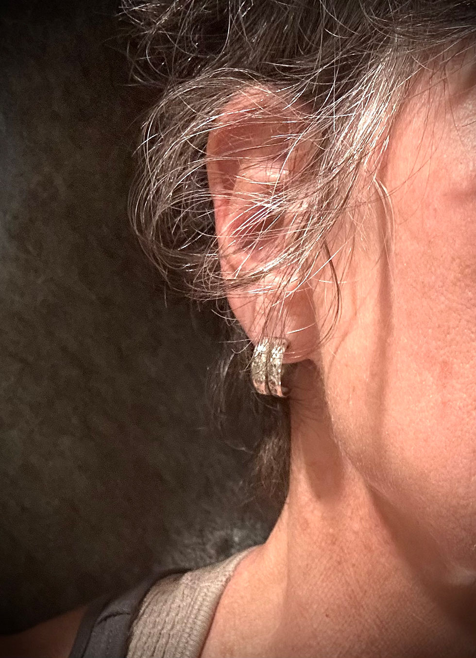 Thumbnail: Petite Deux Sterling Hoops