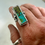 Thumbnail: Turquoise and Sterling Silver Ring