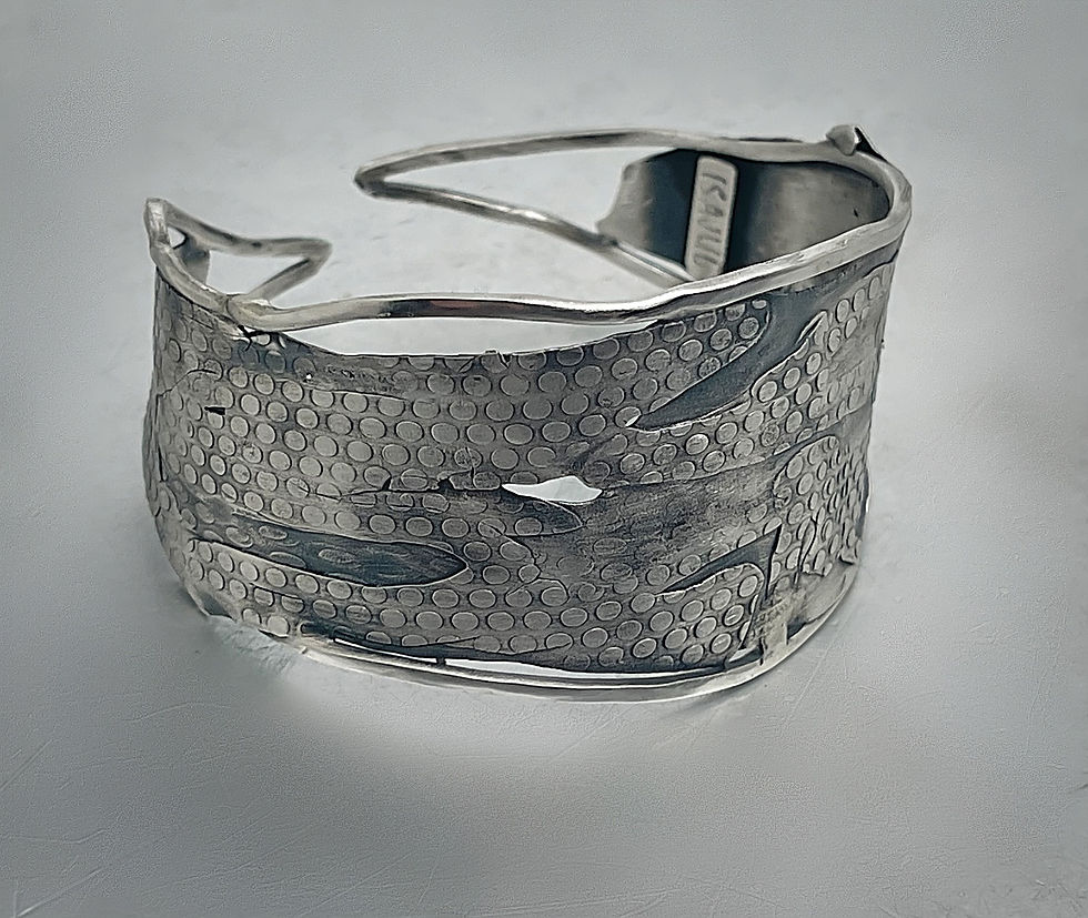 Thumbnail: Relic Sterling Silver Cuff/bangle