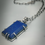 Thumbnail: Rectangular Lapis Pendant and sterling chain