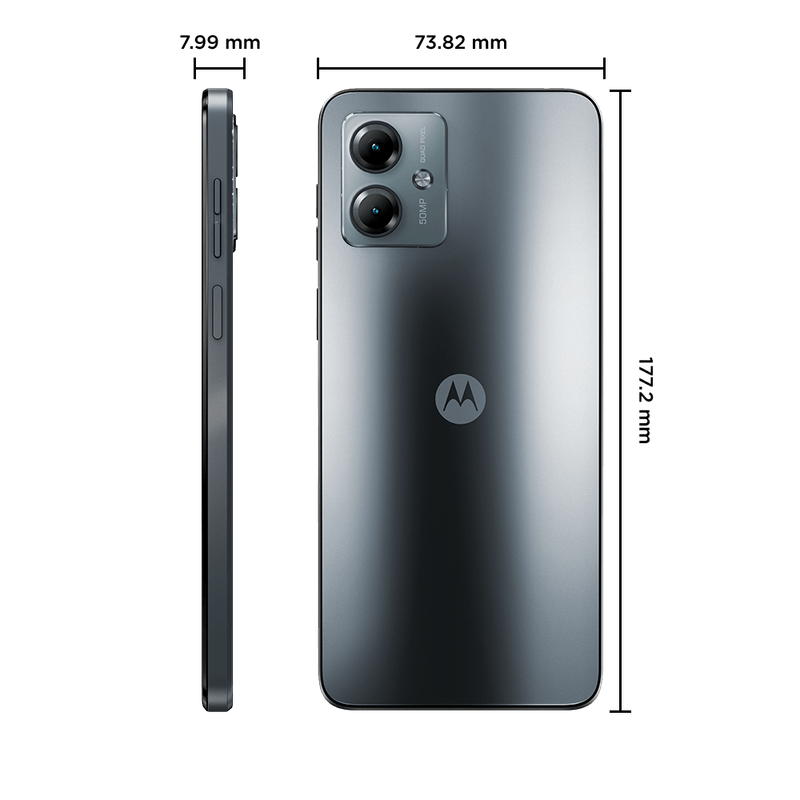 Miniatura: CELULAR MOTOROLA MOTO G14 128GB 04GB RAM DUAL GRAFITE QUADRIBAND XT2341-1