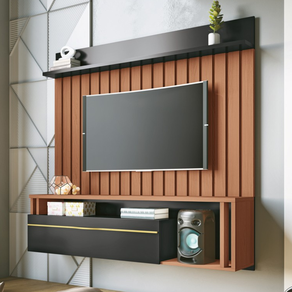 PAINEL SELF HB 1.6 - NATURE/PRETO REF-30321.
