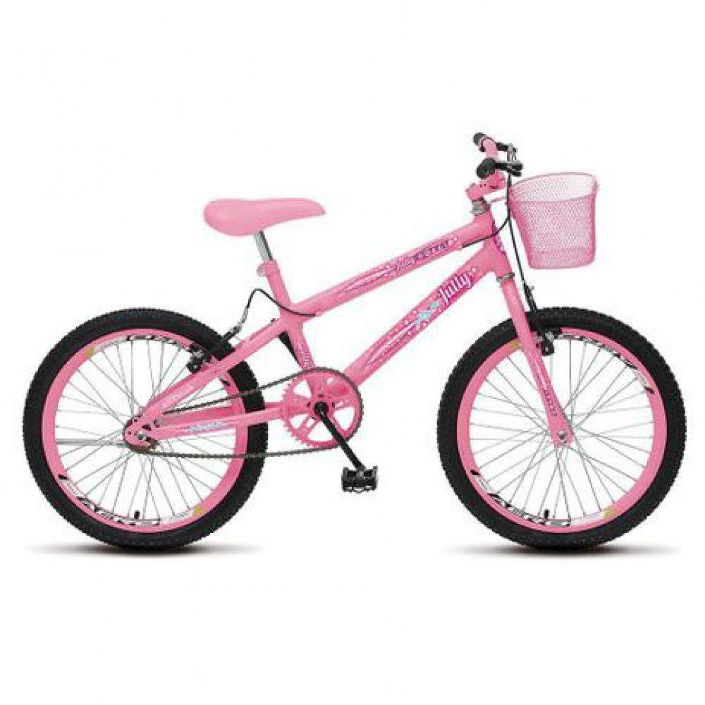 BICICLETA COLLI ARO 20 JULY FEMENINA S/M C/CESTO 107-19D ROSA NEON. 107-19D COLL
