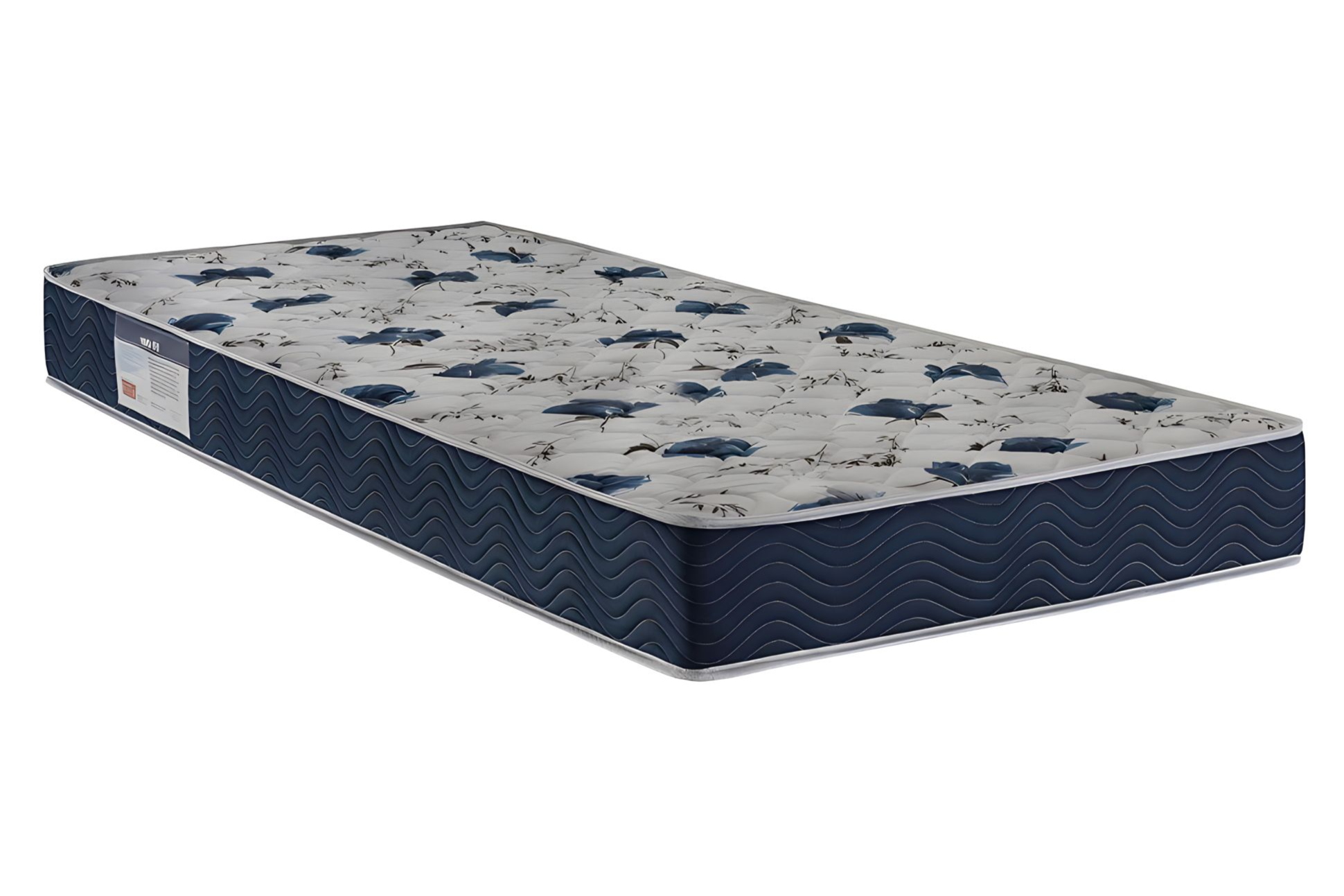 COLCHAO ORTOBOM SOLTEIRO ESPUMA ISO 6 00 88cmX1,88mmX18cm AZUL ESCURO