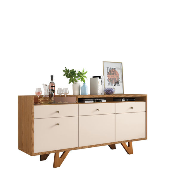 Miniatura: BUFFET HB SOLLARE 1.6 - CARVALHO/OFF WHITE