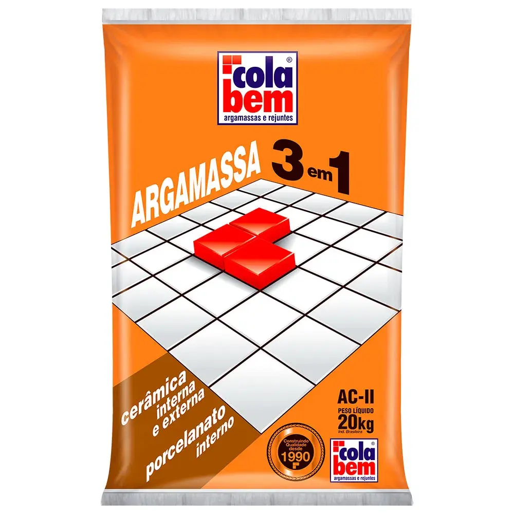 ARGAMASSA COLA BEM P/PISO AC- I 20KG