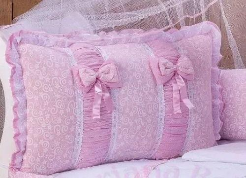 Miniatura: KIT ENXOVAL MARIANA FANTASI ROSA 10 PÇS