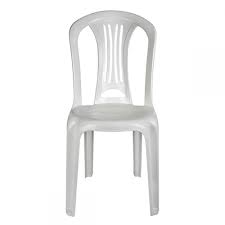 Cadeira Bistrô Empilhavel Para Praia Piscina Branca MOR