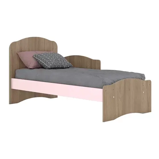 Miniatura: BERCO MINI CAMA BALA DE MENTA RUSTICO/ROSA CHA I02-165