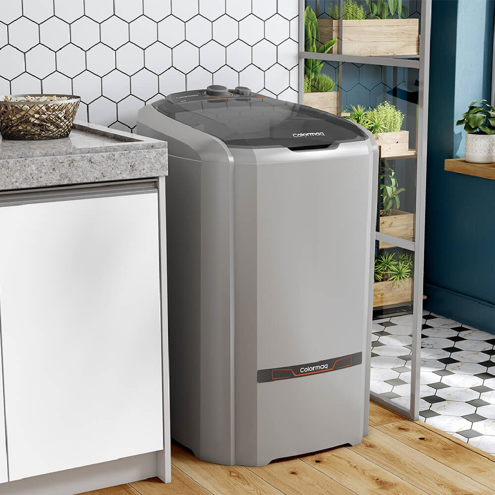 LAVADORA COLORMAQ SEMIAUTOMATICA LCS 20,1 PRATA 220V LCS20PPT2NAC/1