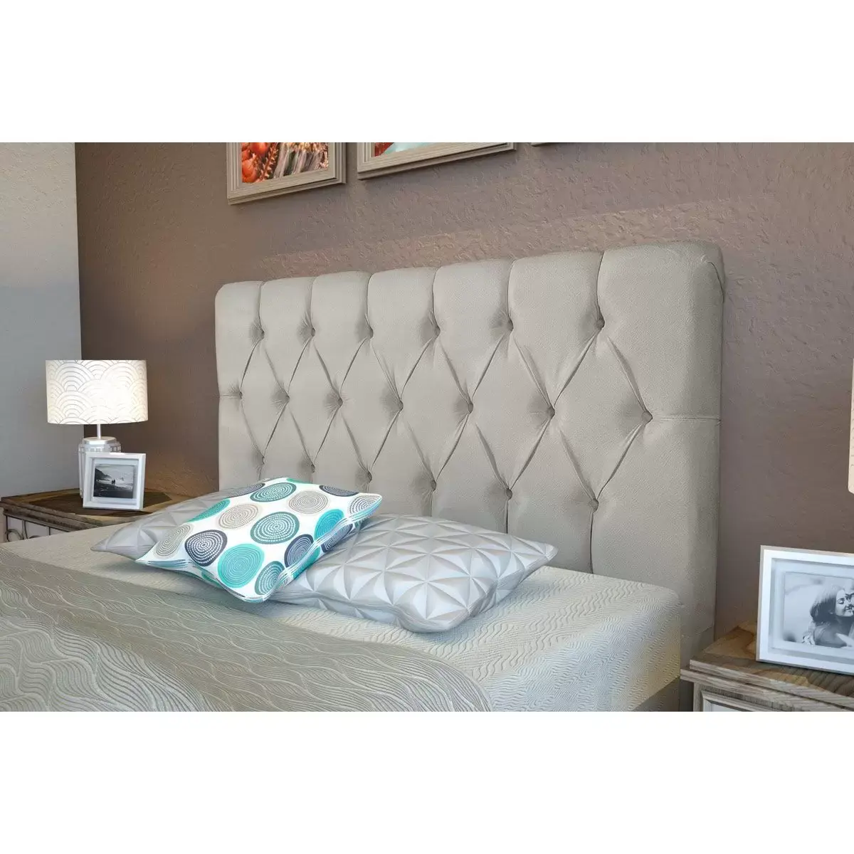 CABECEIRA PROBEL CALIFORNIA 1,62 COD 120 C2R BEGE