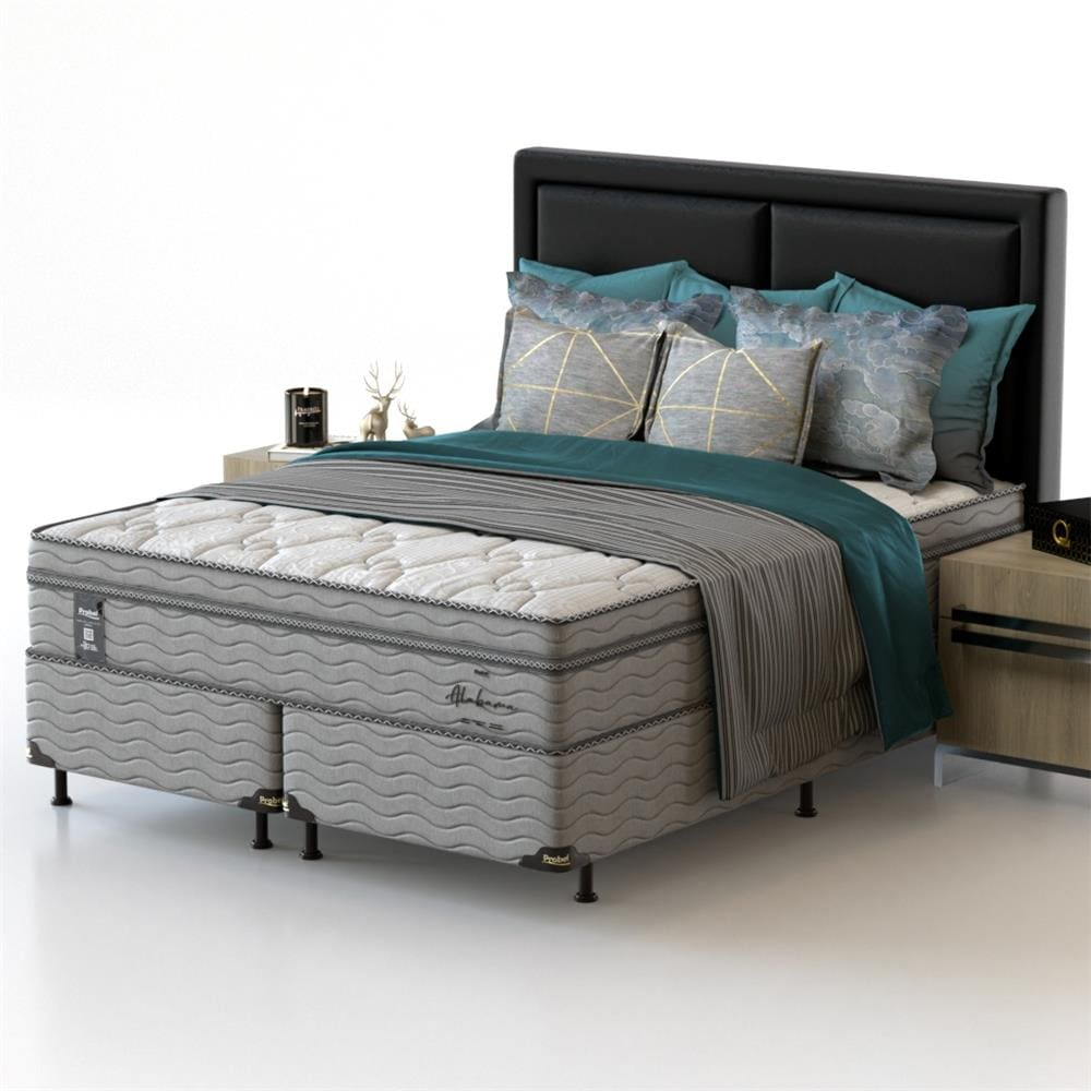 CAMA BOX PROBEL MOLAS POCKET ALABAMA QUENN 158x1,98x73 CE1 BASE ECOLOGICO 30x1,9