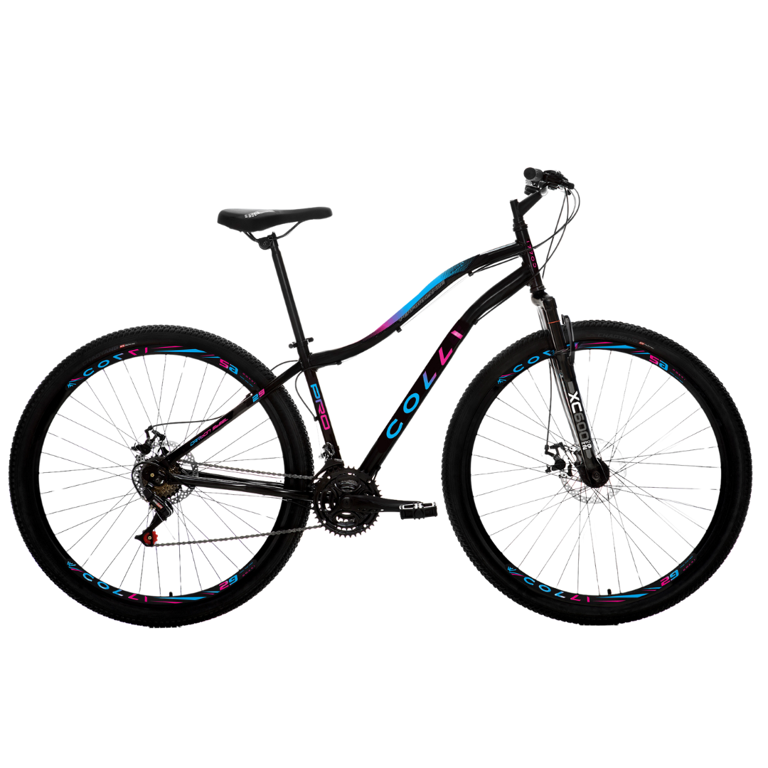 BICICLETA COLLI PARIS A.29 TM 15.5 F.DISCO SUSP. DIANTEIRA KIT SHIMANO 21 BICOLO