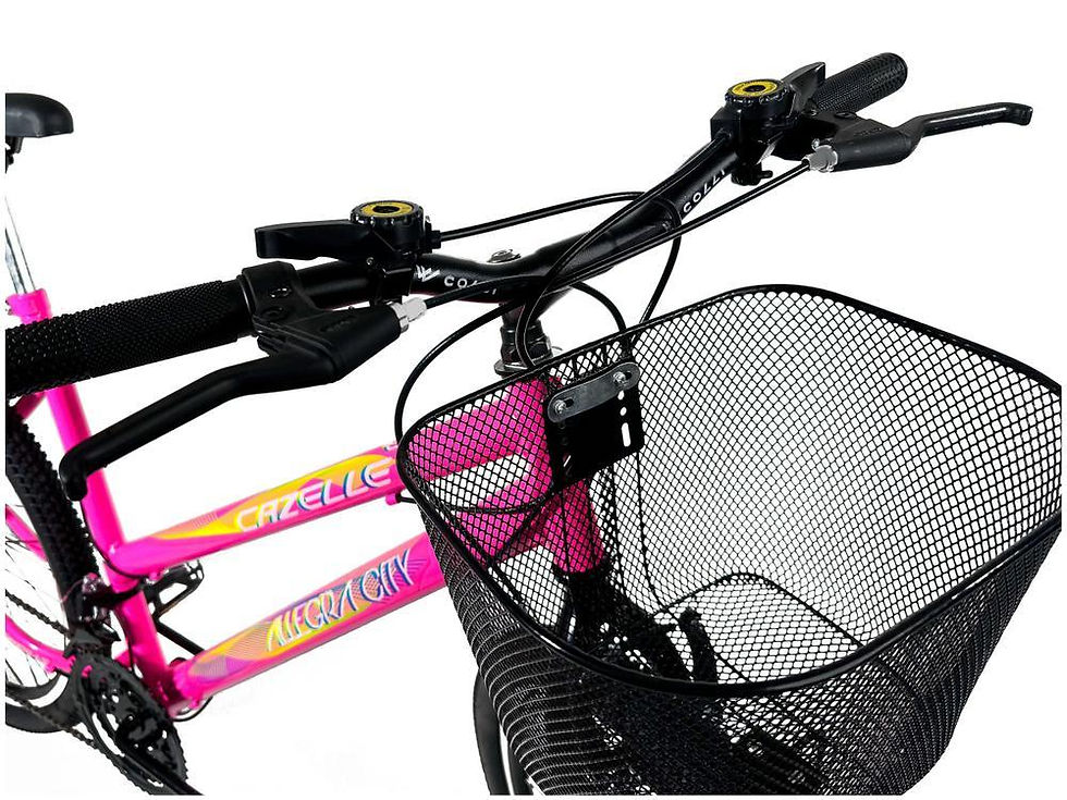 Miniatura: BICICLETA COLLI ARO 26 CAZELLE ALLEGRA CITY 18M ROSA NEON D 153-19D