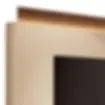 Miniatura: PAINEL HB HOME NOBRE 2.2 - OFF WHITE / CASTANHO