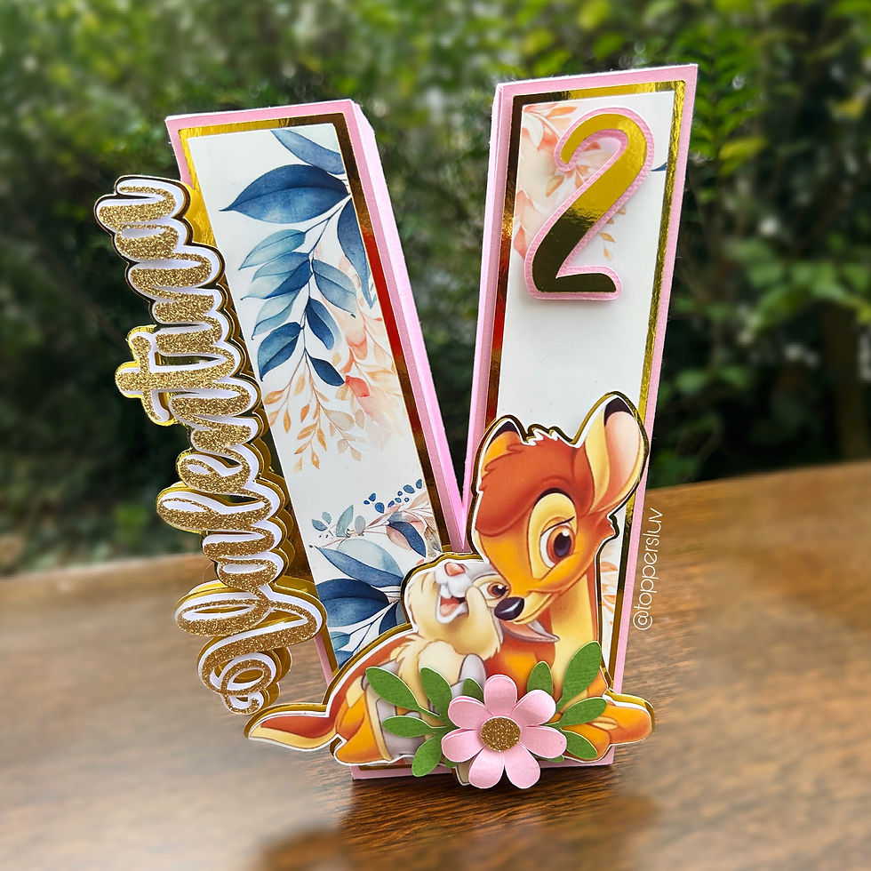 Miniature : Lettre et chiffre 3D personnalisée