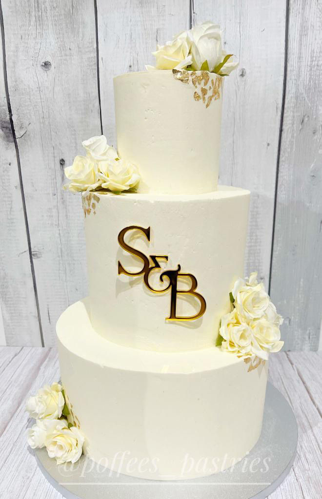 Face topper initiales mariage