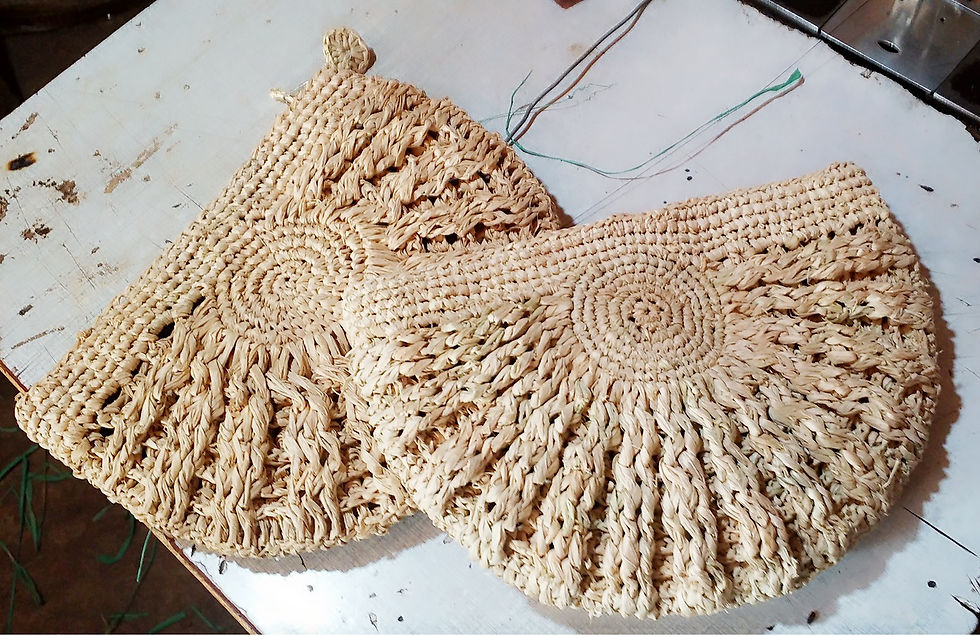Miniatura: Tooth stitch caiman clutch bag