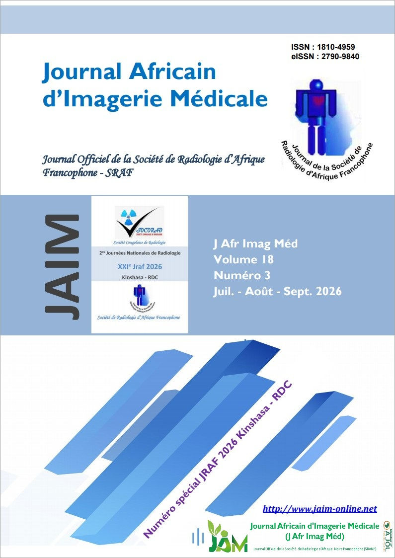JRAF 2026, Kinshasa-RDC: Publication du numéro spécial du Journal Africain d’Imagerie Médicale
