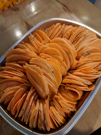 Shingled Rosemary Sweet Potatoes - amanda macgregor centineo - food allergy recipes - thanksgiving sides