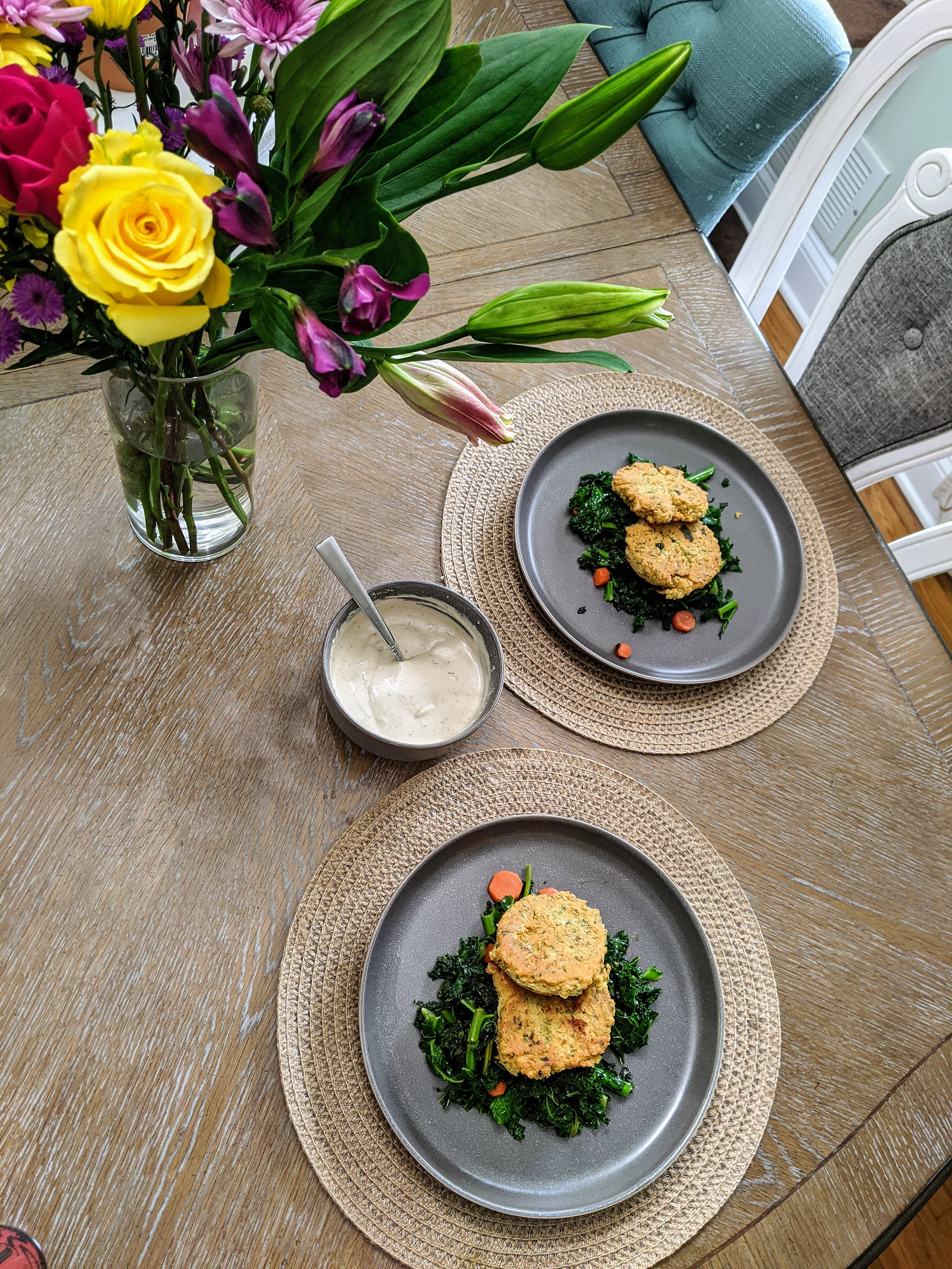 Easy Chickpea Patties - Amanda MacGregor