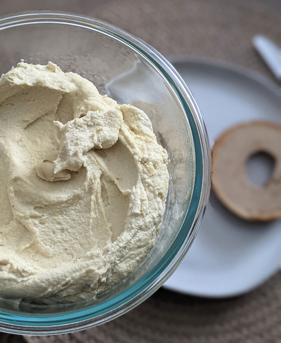 Homemade Cashew Cream Cheese - vegan food allergy recipes - amanda macgregor centineo