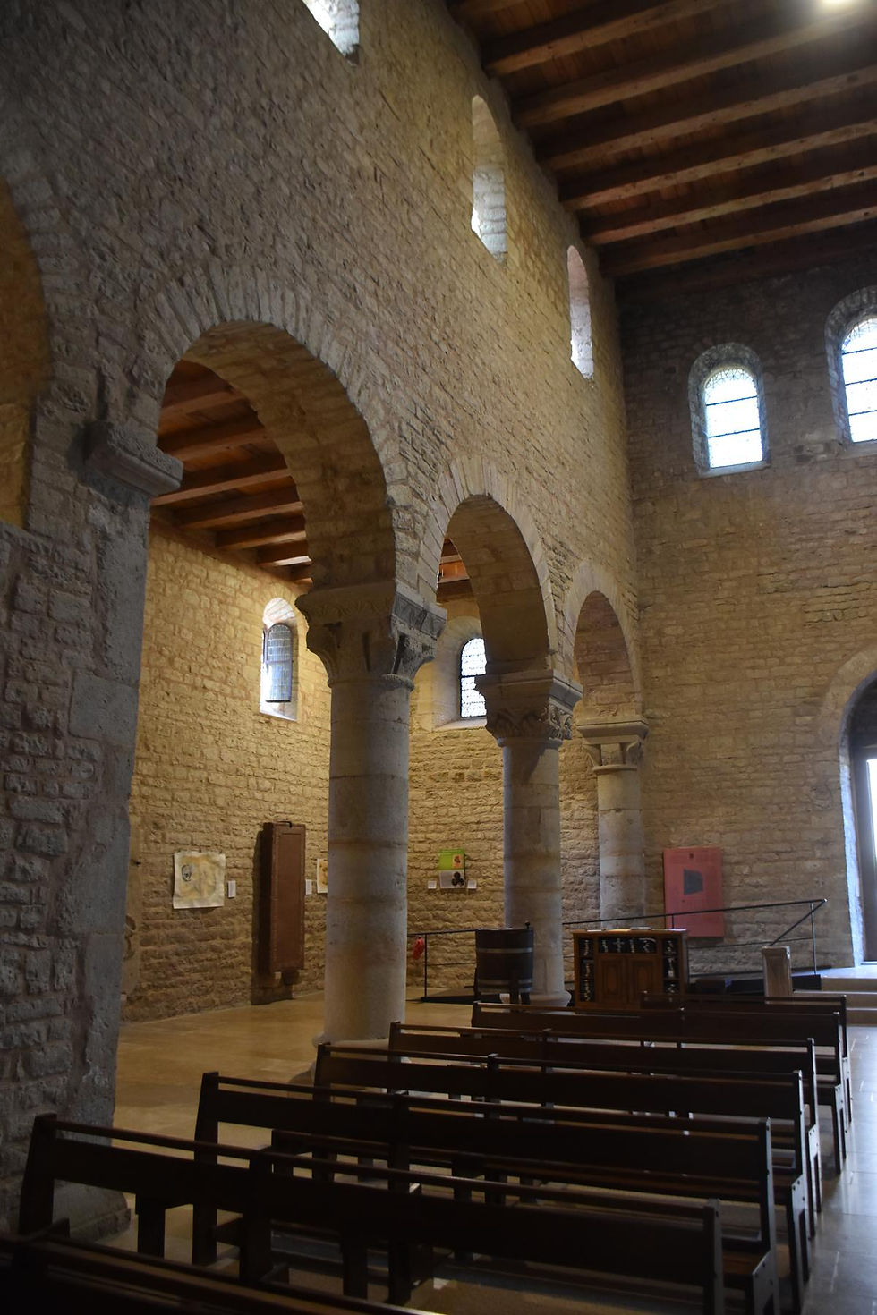 FELDBACH, Église prieurale Saint-Jacques, scorcio della navata meridionale
