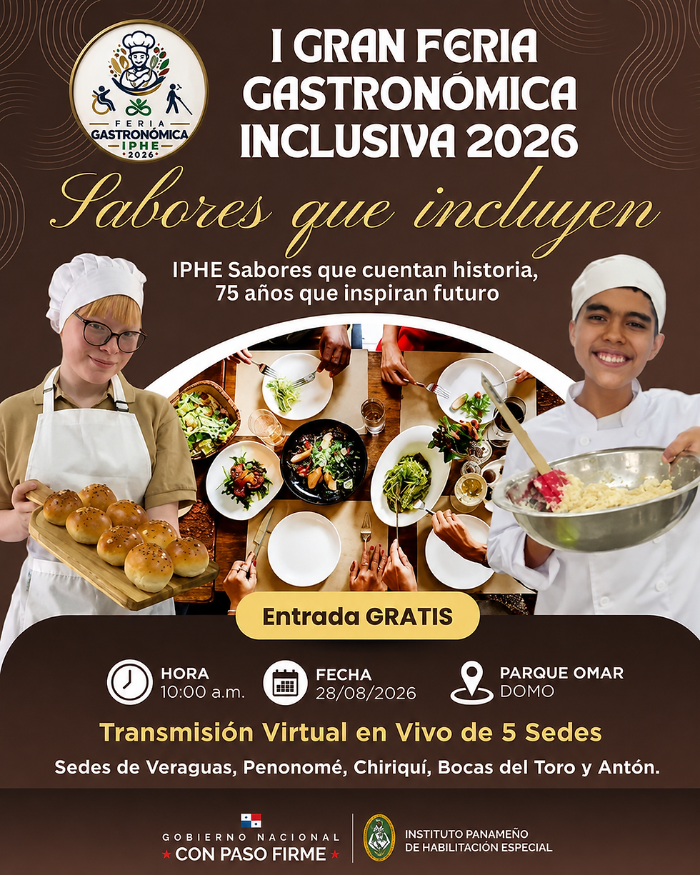 IPHE celebrará la primera Gran Feria Gastronómica Inclusiva “Sabores que Incluyen”