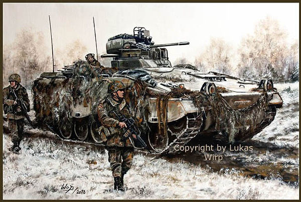 Panzergrenadiere im Manöver